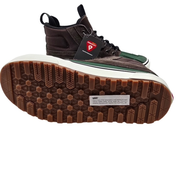 VANS Sk8-Hi MTE-2 Del Pato Waterproof Duck Boots Brown/Green M sz 8.5/W 10 *NWT - Picture 10 of 13